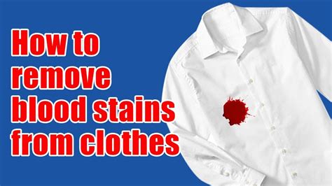 how to get dried fake blood out of clothes